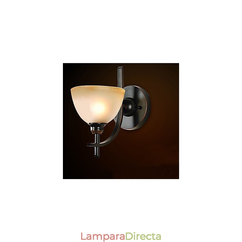 Pintura contemporánea moderna integrada para apliques de pared con luz ambiental.