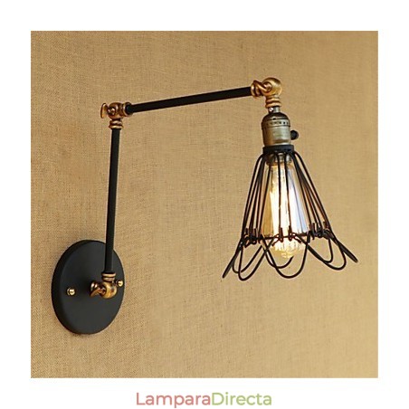 Lámpara de techo con luz ambiental de brazo oscilante estilo mini estilo cabaña rústica estilo retro Lámpara de techo con luz ambiental de brazo oscilante estilo mini estilo cabaña rústica estilo retro