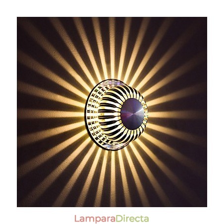 Lámpara de pared empotrada de aluminio moderna y ligera para decorar paredes Lámpara de pared empotrada de aluminio moderna y ligera para decorar paredes