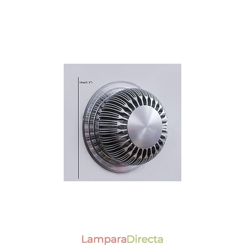 Lámpara de pared empotrada de aluminio moderna y ligera para decorar paredes