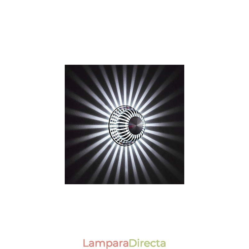 Lámpara de pared empotrada de aluminio moderna y ligera para decorar paredes