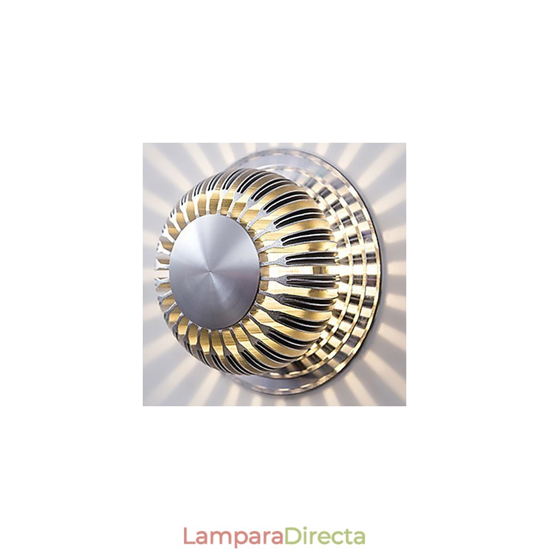 Lámpara de pared empotrada de aluminio moderna y ligera para decorar paredes