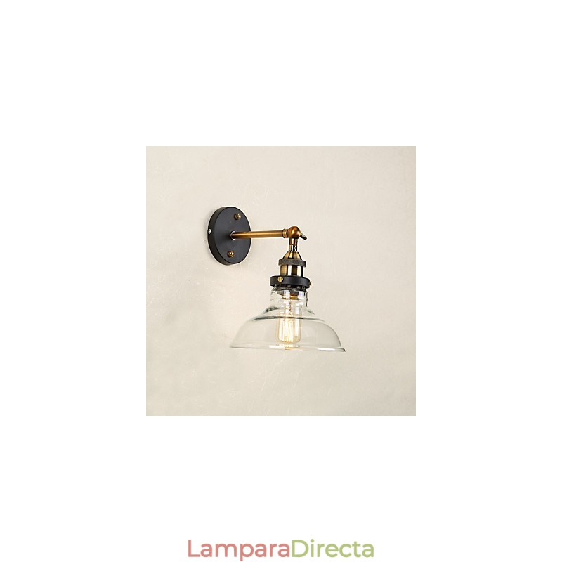 Apliques de pared con iluminación empotrada, estilo rústico, clásico, tradicional, contemporáneo y moderno.
