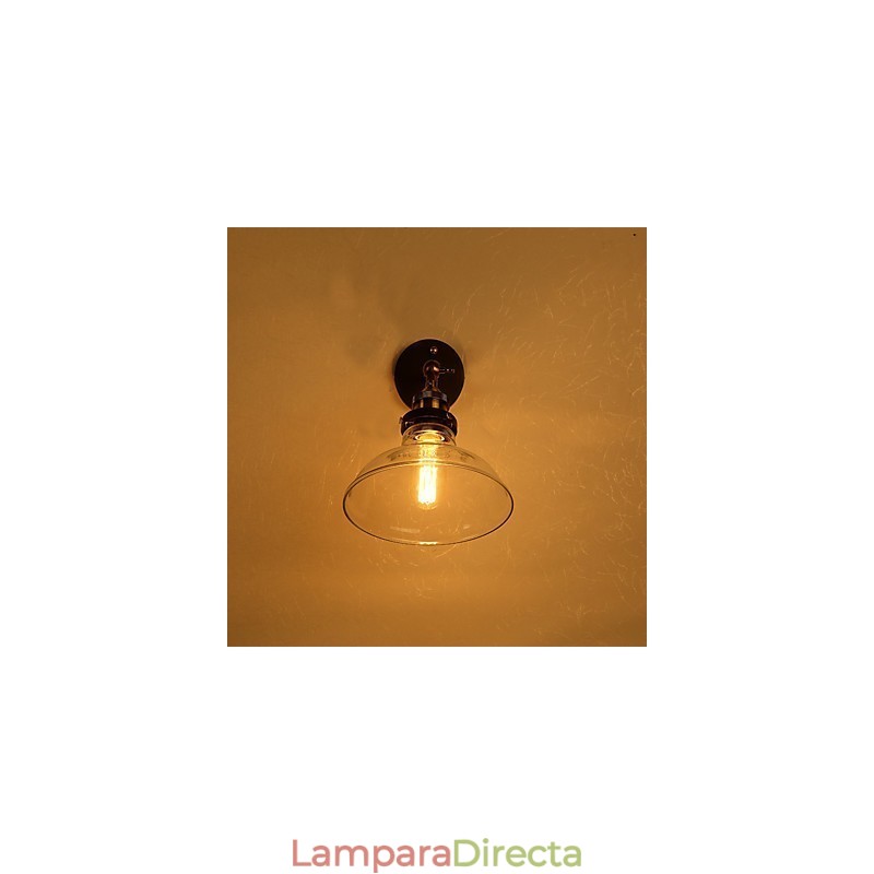 Apliques de pared con iluminación empotrada, estilo rústico, clásico, tradicional, contemporáneo y moderno.