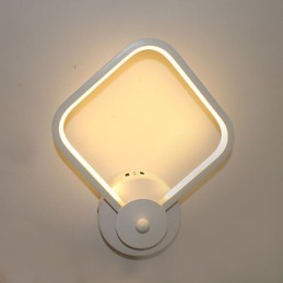 Lámpara de pared de aluminio para dormitorio, sencilla y moderna, con personalidad creativa y para escaleras