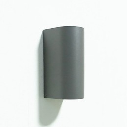 Apliques de pared con luz ambiental, acabado en óxido negro, estilo campestre moderno y contemporáneo.