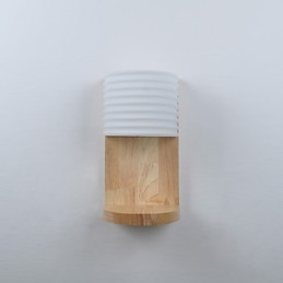 Lámpara de pared sencilla, lámpara de noche, lámpara de escritorio con pantalla de vidrio y madera maciza para dormitorio, tocador, sala de estar, habitación de bebé, dormitorio universitario, mesa de centro, librería