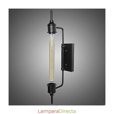 Lámpara de pared estilo flauta Edison de hierro forjado industrial vintage para tienda de ropa, bar y cafetería. Lámpara de pared estilo flauta Edison de hierro forjado industrial vintage para tienda de ropa, bar y cafetería.
