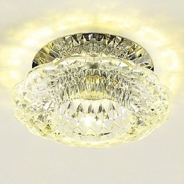 Lámpara de techo moderna de cristal contemporáneo estilo mini