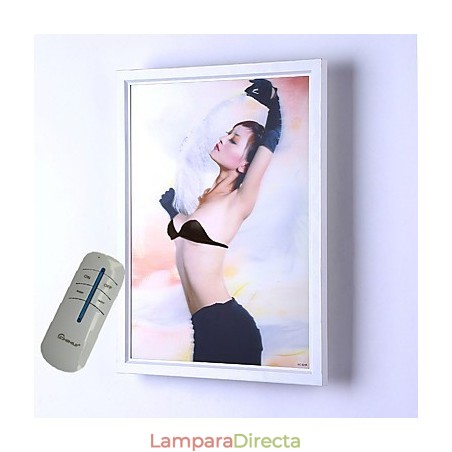Pintura contemporánea moderna integrada para apliques de pared con luz ambiental. Pintura contemporánea moderna integrada para apliques de pared con luz ambiental.