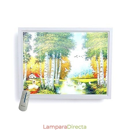 Pintura contemporánea moderna integrada para apliques de pared con luz ambiental. Pintura contemporánea moderna integrada para apliques de pared con luz ambiental.