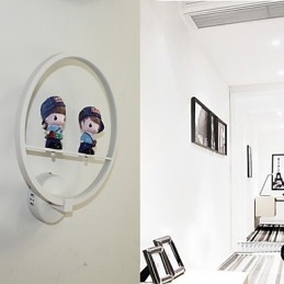 Lámpara de pared creativa moderna para habitación infantil, lámpara de personalidad, lámpara de pared empotrada, material de aluminio, lámparas de pasillo y linternas.