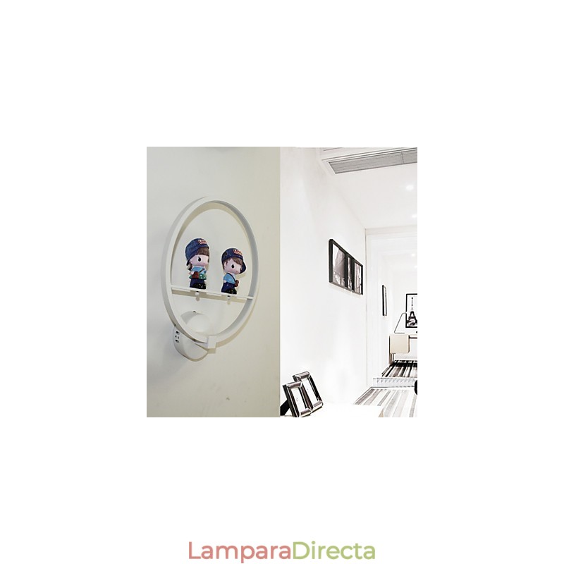 Lámpara de pared creativa moderna para habitación infantil, lámpara de personalidad, lámpara de pared empotrada, material de aluminio, lámparas de pasillo y linternas.