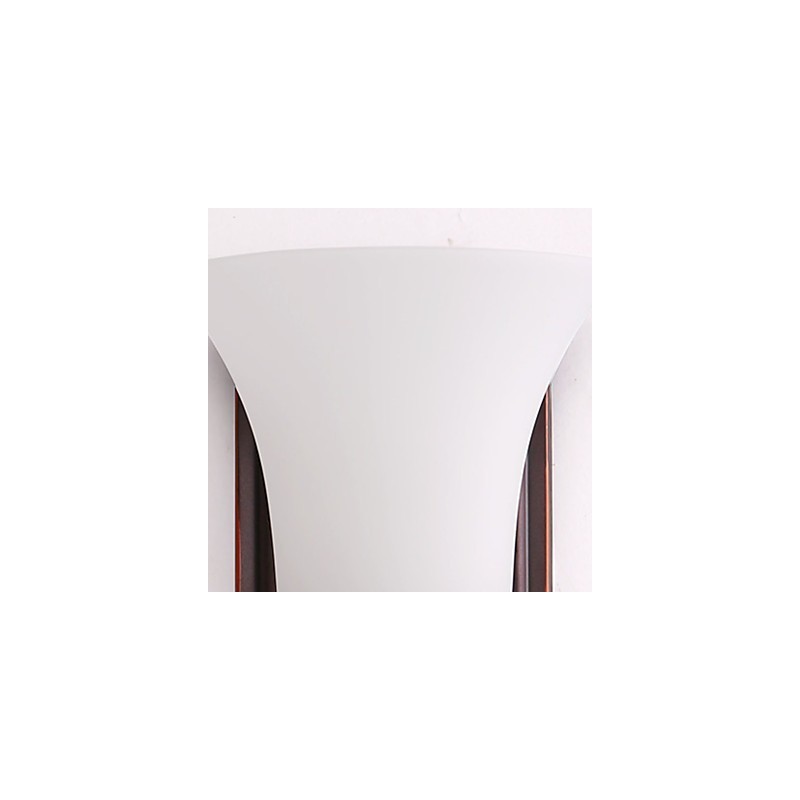 Apliques de pared con luz ambiental de estilo rústico Lodge con acabado en óxido negro para protección ocular.