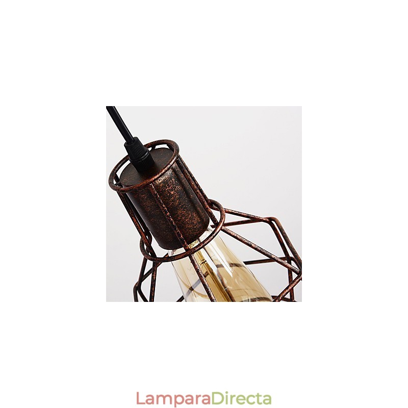 Lámpara de pared de hierro retro industrial con personalidad creativa y polea elevadora.