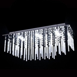 Lámpara de techo de 9 luces moderna, sencilla y artística.