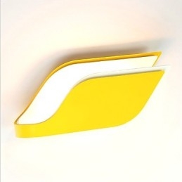 Pintura contemporánea moderna integrada para apliques de pared con luz ambiental.