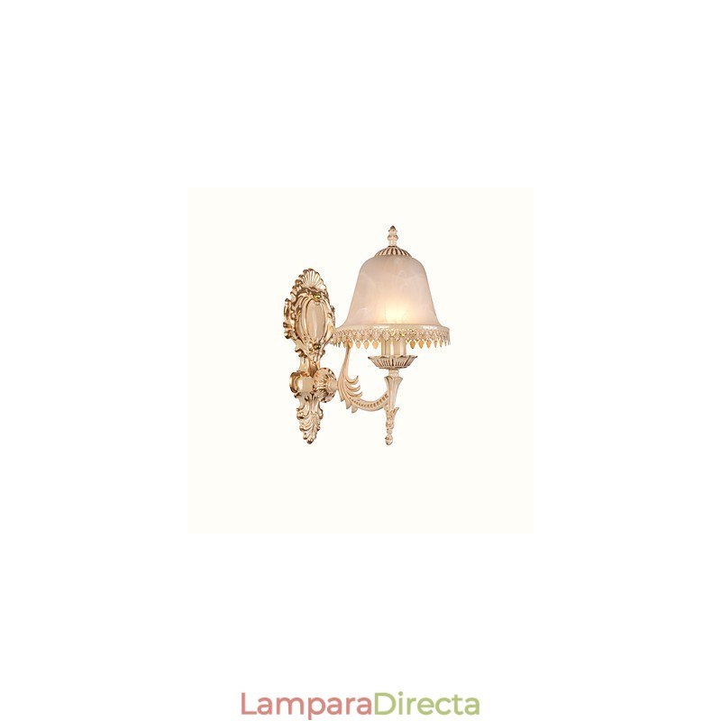Pintura contemporánea moderna para apliques de pared con luz ambiental.