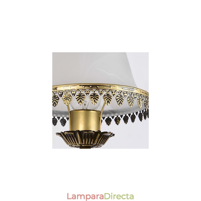 Pintura contemporánea moderna para apliques de pared con luz ambiental.