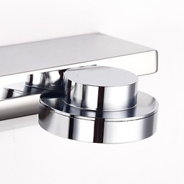 Iluminación de baño moderna contemporánea de metal
