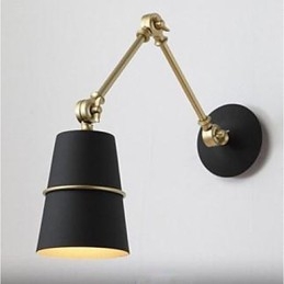 Lámpara de pared posmoderna, sencilla, para restaurante, de arte, para dormitorio, de diseño, para oficina, escritorio, lámpara de noche.