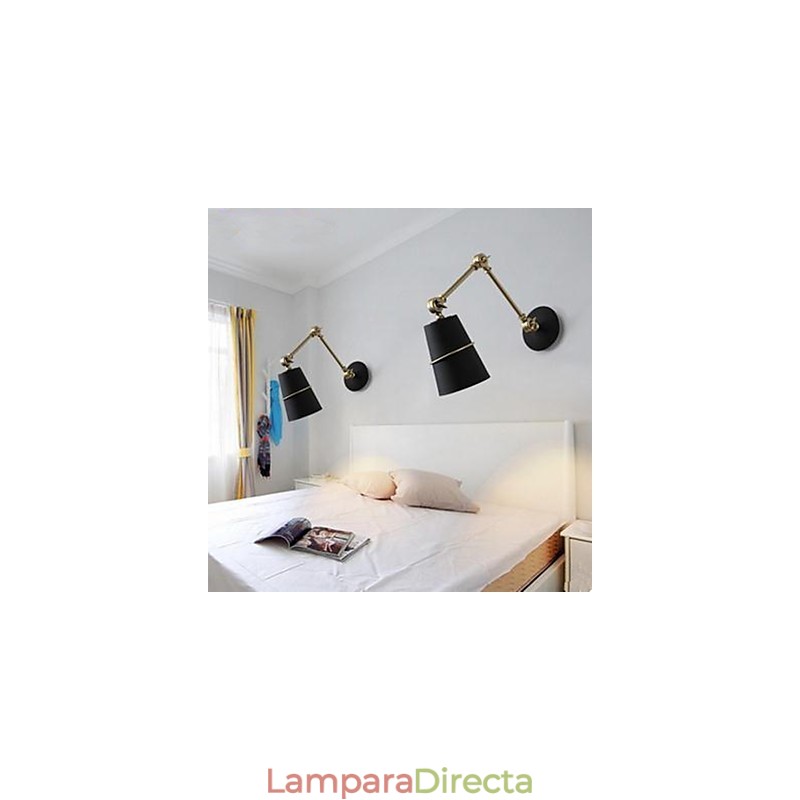 Lámpara de pared posmoderna, sencilla, para restaurante, de arte, para dormitorio, de diseño, para oficina, escritorio, lámpara de noche.