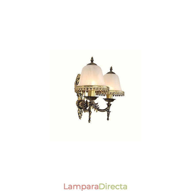 Pintura contemporánea moderna para apliques de pared con luz ambiental.