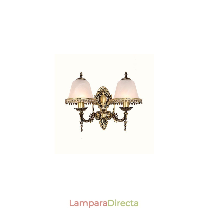 Pintura contemporánea moderna para apliques de pared con luz ambiental.