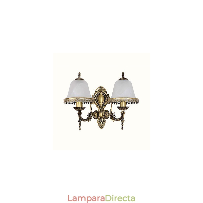 Pintura contemporánea moderna para apliques de pared con luz ambiental.