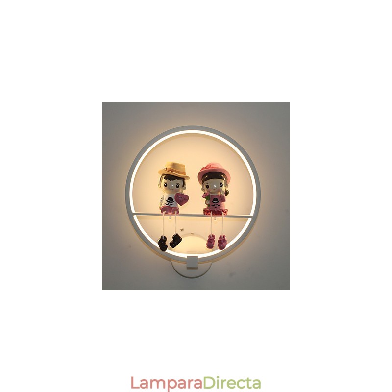 Lámpara de pared moderna minimalista, luces creativas para pasillos y escaleras.