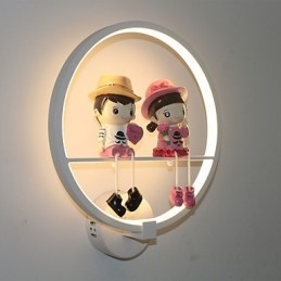 Lámpara de pared moderna minimalista, luces creativas para pasillos y escaleras.