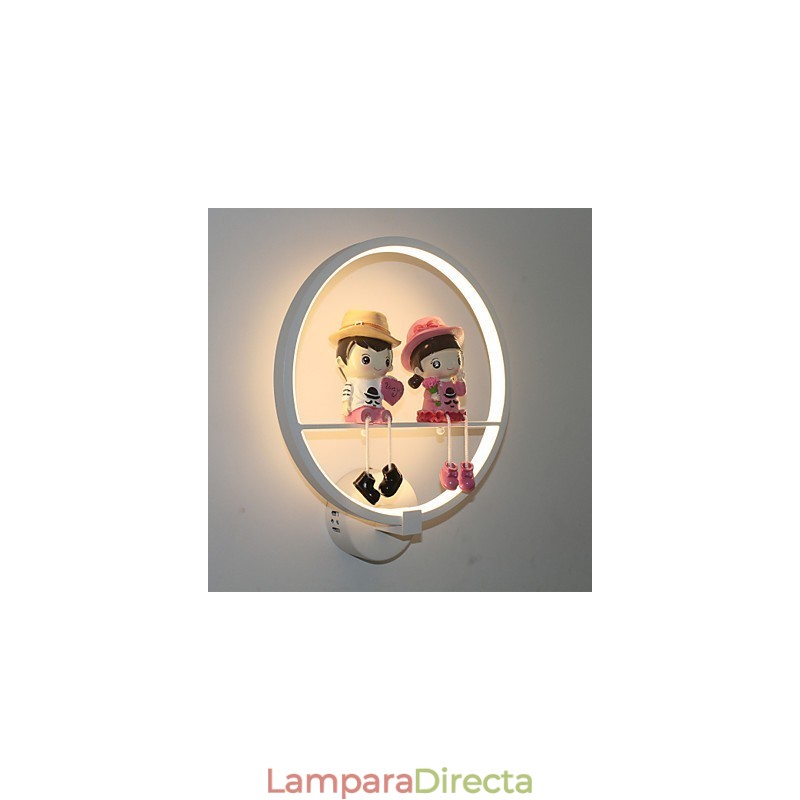 Lámpara de pared moderna minimalista, luces creativas para pasillos y escaleras.