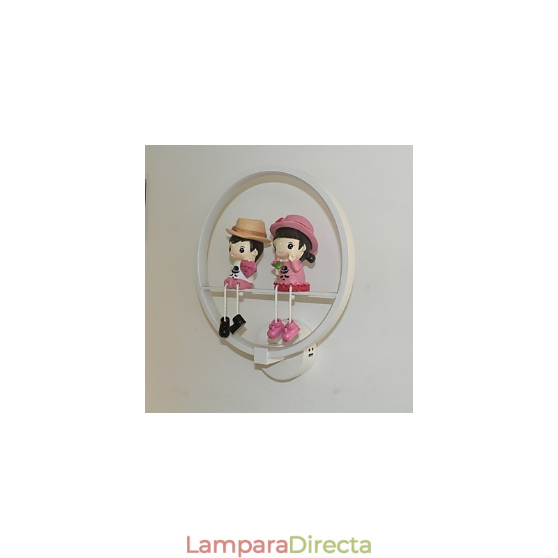 Lámpara de pared moderna minimalista, luces creativas para pasillos y escaleras.