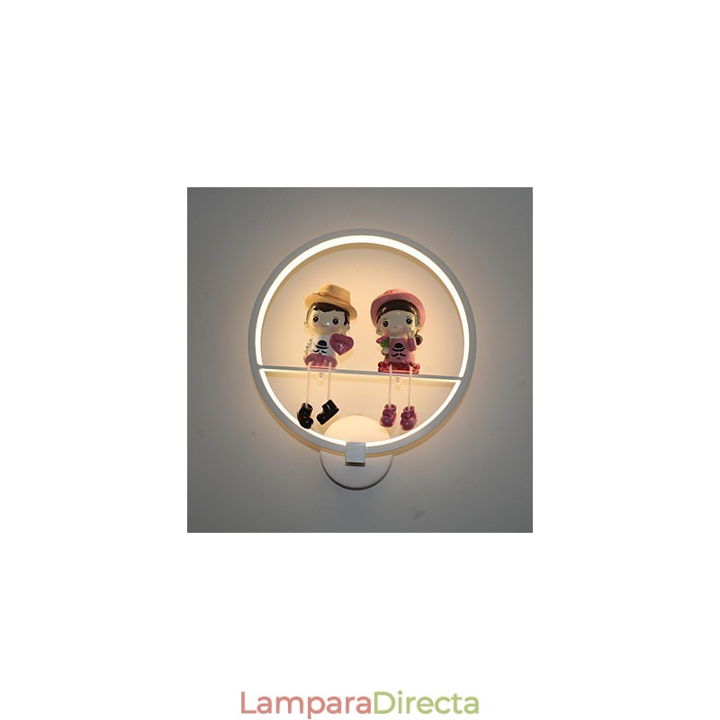 Lámpara de pared moderna minimalista, luces creativas para pasillos y escaleras.