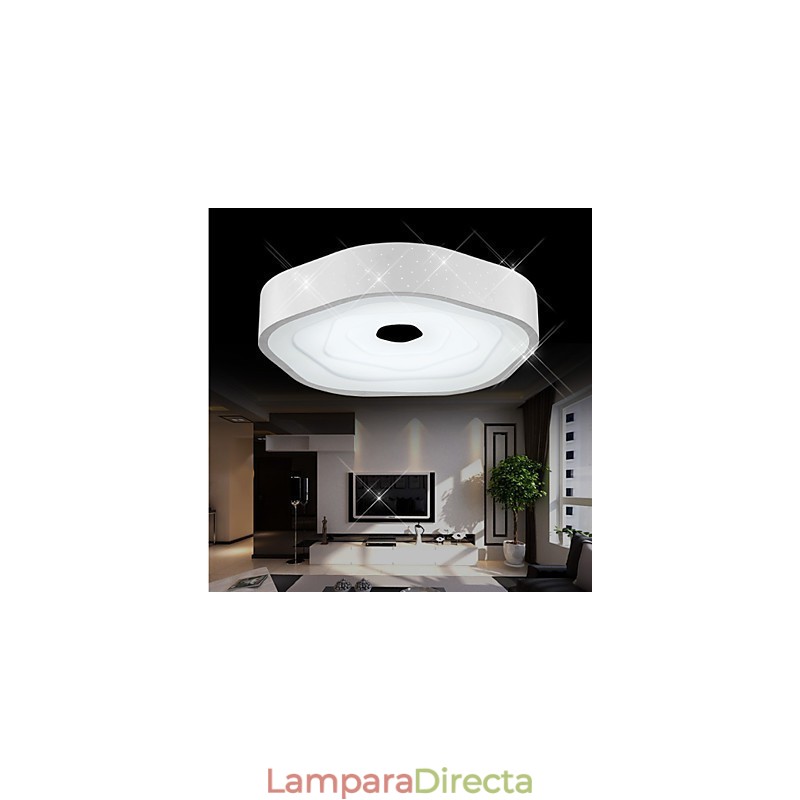 Luz de noche moderna empotrada en blanco + blanco natural + blanco cálido