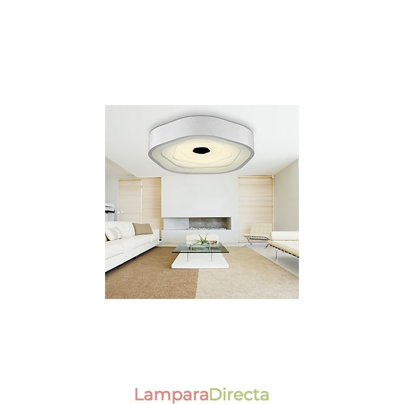 Luz de noche moderna empotrada en blanco + blanco natural + blanco cálido