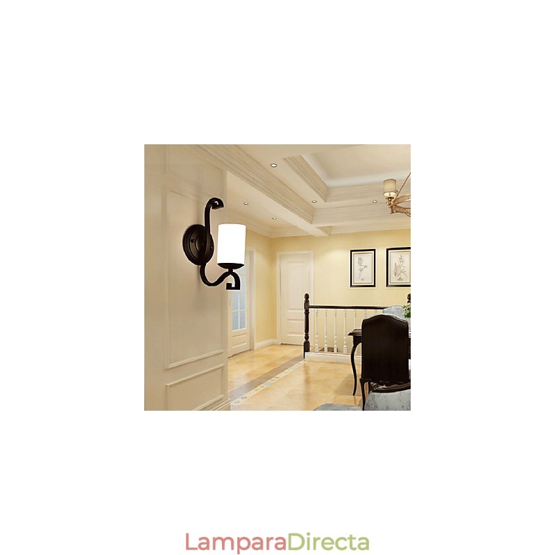 Pintura contemporánea moderna para apliques de pared con luz ambiental.
