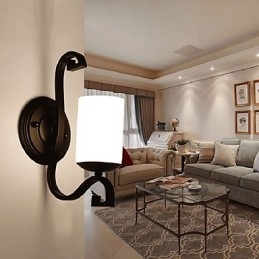 Pintura contemporánea moderna para apliques de pared con luz ambiental.