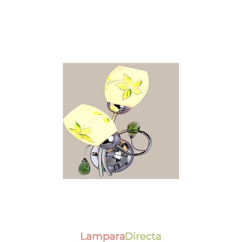 Otra característica simple para apliques de pared con luz ambiental de cristal