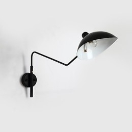 Lámparas de pared vintage de estilo industrial estilo loft americano para dormitorio, comedor, sala de café y bar, lámpara de pared decorativa