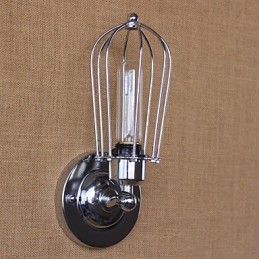 Apliques de pared con luz ambiental estilo mini, estilo retro campestre, con galvanoplastia, sencillos y vintage.