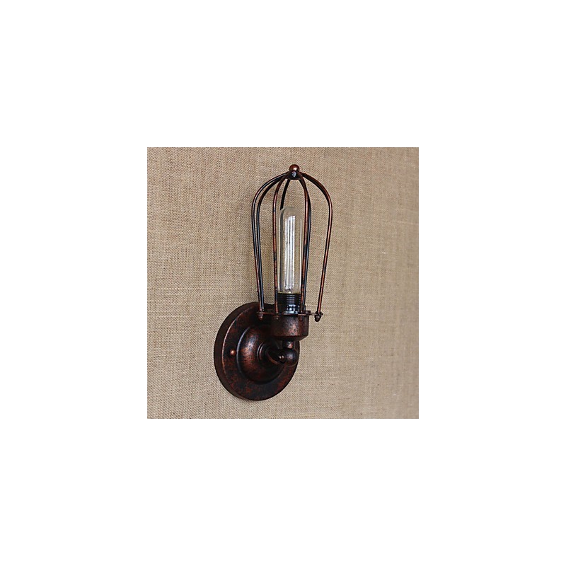 Apliques de pared con luz ambiental estilo mini, estilo retro campestre, con galvanoplastia, sencillos y vintage.