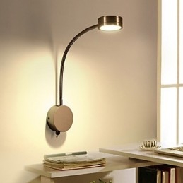 Apliques de pared con luz ambiental contemporánea moderna y característica