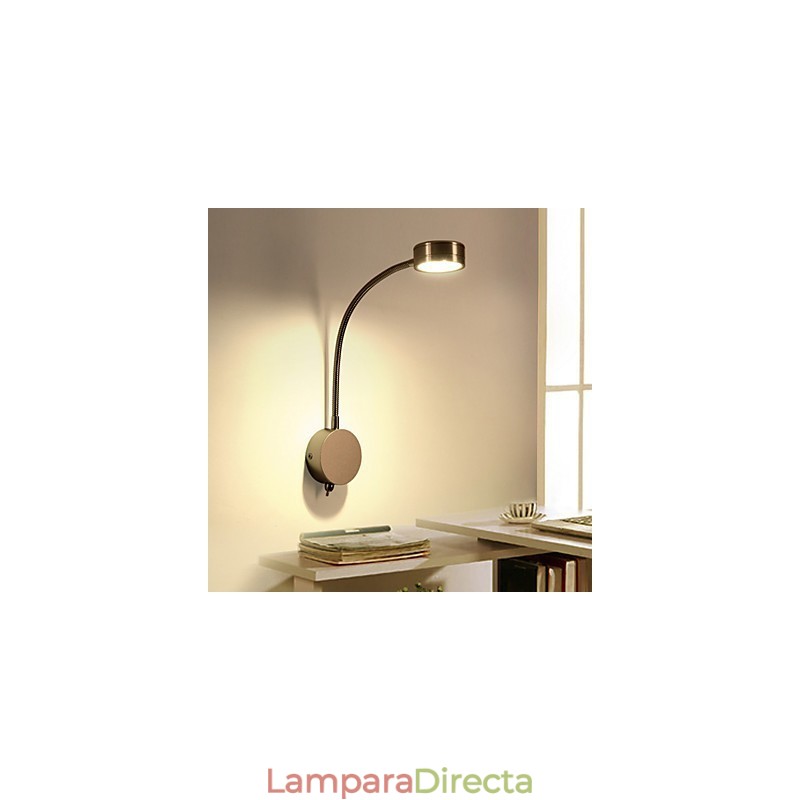 Apliques de pared con luz ambiental contemporánea moderna y característica