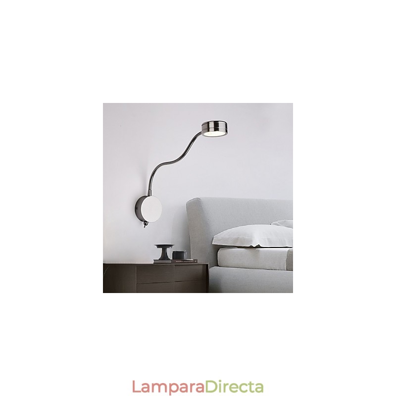 Apliques de pared con luz ambiental contemporánea moderna y característica