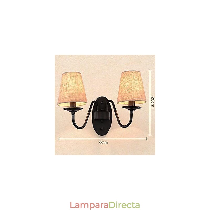 Apliques de pared vintage Otros apliques de pared con luz descendente