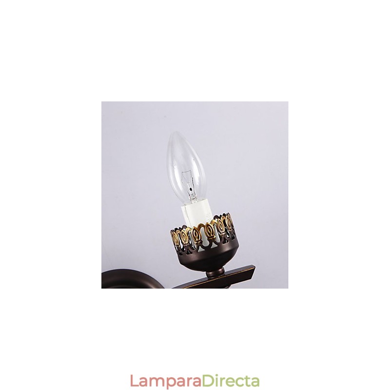 Pintura contemporánea moderna y contemporánea para apliques de pared con luz ambiental