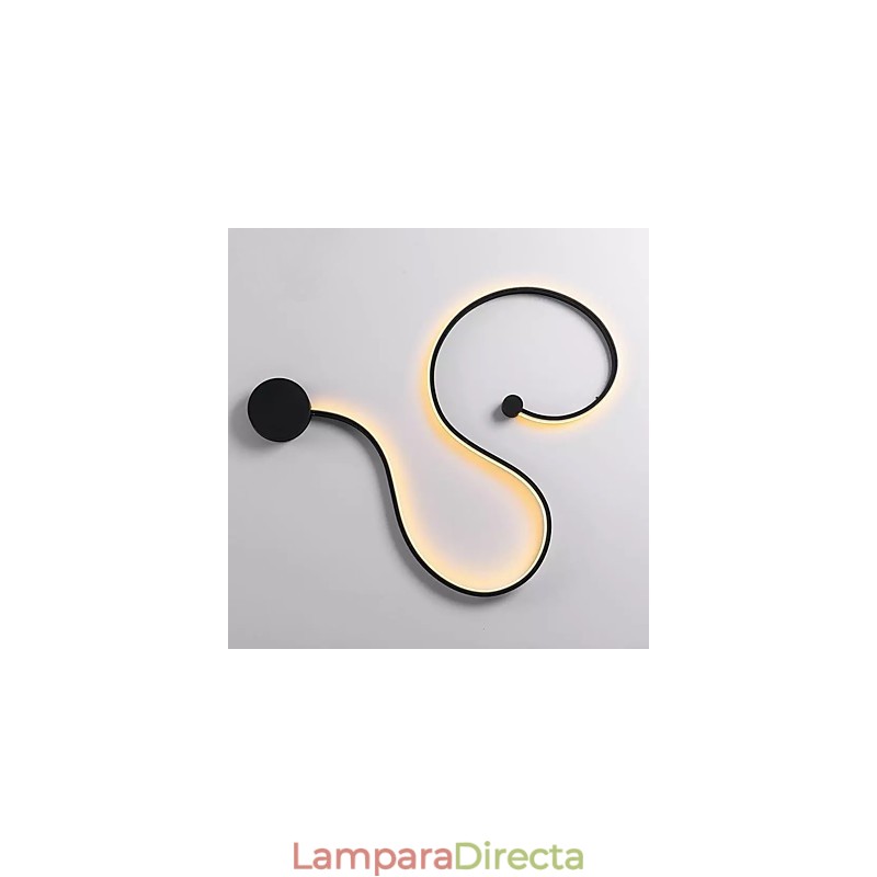 Pintura contemporánea moderna y contemporánea para apliques de pared con luz ambiental