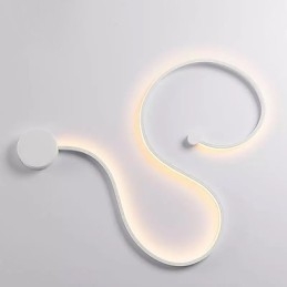Pintura contemporánea moderna y contemporánea para apliques de pared con luz ambiental