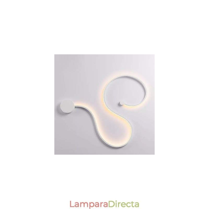 Pintura contemporánea moderna y contemporánea para apliques de pared con luz ambiental
